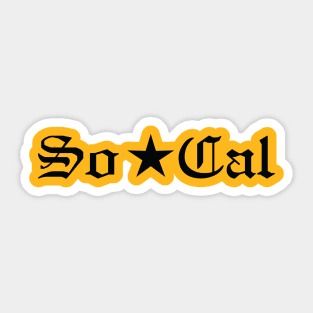 So Cal With Star Sticker